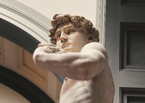The Italian Renaissance sculpture, David created by Michelangelo - Signifiying taking time to carefully consider the right payment gateway.
